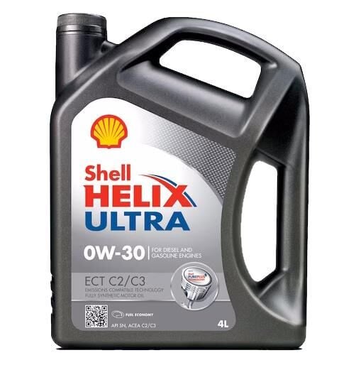 Shell Helix Ultra ECT C2-C3 0W-30 5 Litre Motor Yağı