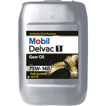 Mobil Delvac 1 Gear Oil 75W-140 - 20 Litre Dişli Yağı