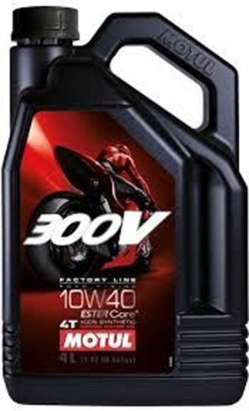 Motul 300V 10W-40 4T FL - 4 Litre Motosiklet Yağı