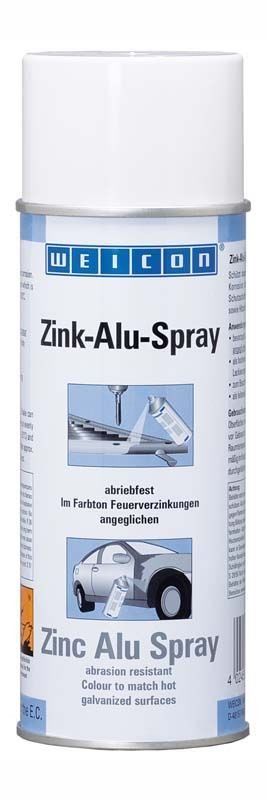 Weicon Çinko Alüminyum Sprey - 400 ml