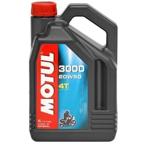 Motul 3000 20W-50 4T - 4 Litre Motosiklet Yağı
