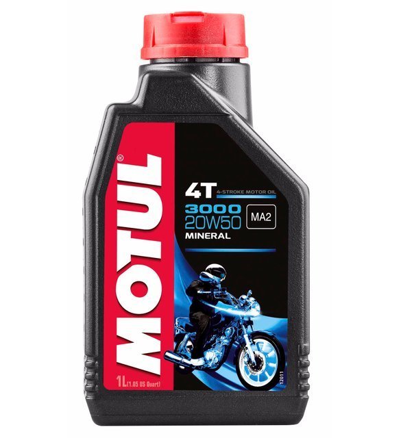 Motul 3000 20W-50 4T - 1 Litre Motosiklet Yağı