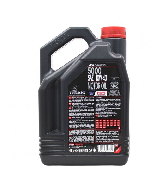 Motul 5000 10W-40 4T - 4 Litre Motosiklet Yağı