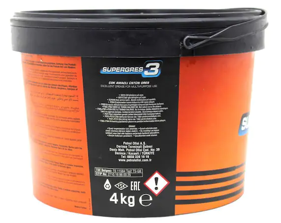 Petrol Ofisi Super Gres 3 - 4 kg