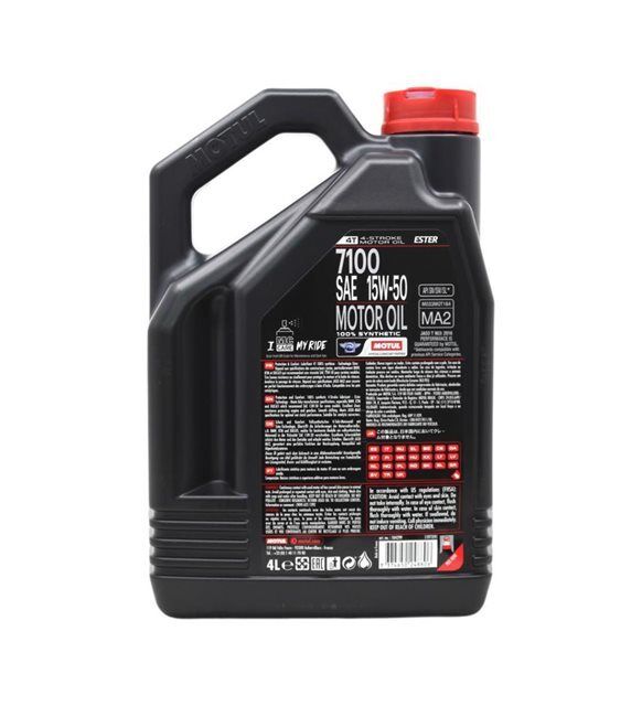Motul 7100 15W-50 4T - 4 Litre Motosiklet Yağı
