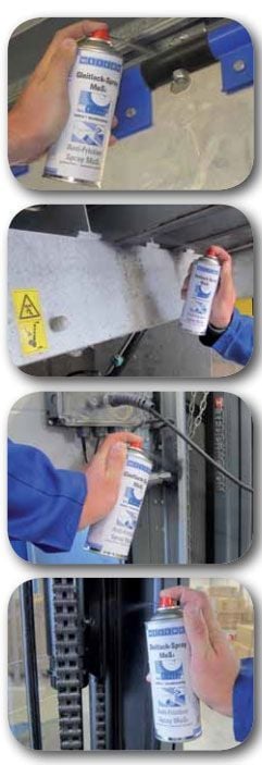 Weicon AL-MOS2 +400°C Yüksek Basınç ve Sıcaklığa Dayanıklı Kuru Yağlama Spreyi - 400 ml