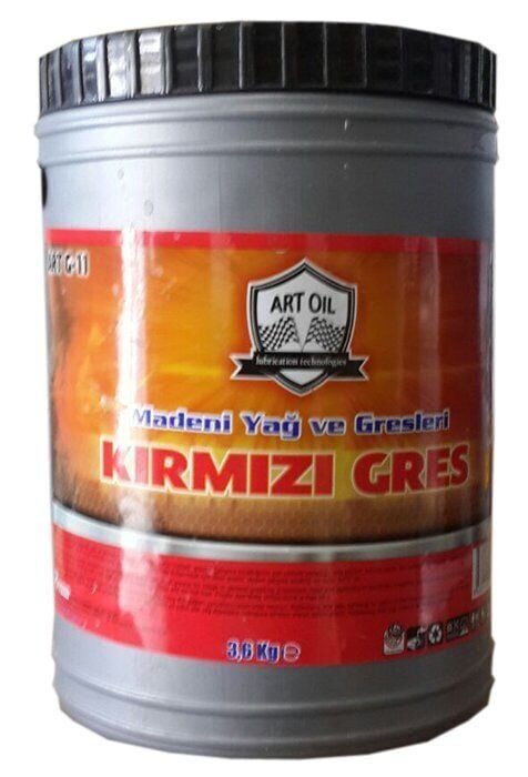 Artoil Kırmızı Gres - 3,6 kg Gres Yağı