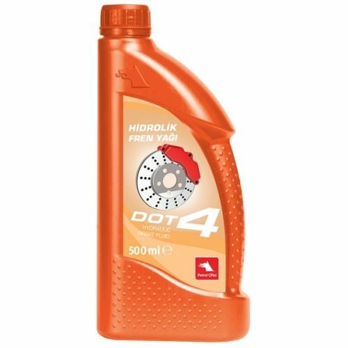 Petrol Ofisi Dot 4 Fren Hidroliği - 500 gr Fren ve Direksiyon Yağı