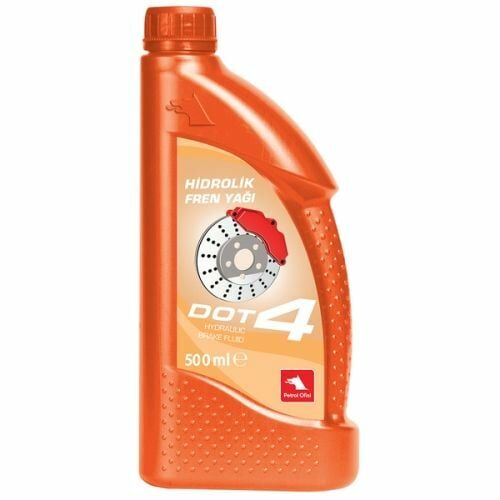 Petrol Ofisi Dot 4 Fren Hidroliği - 500 gr Fren ve Direksiyon Yağı
