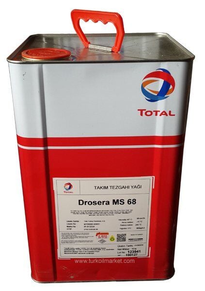 Total Drosera MS 68 - 16 kg Kızak Takım Tezgah Yağı
