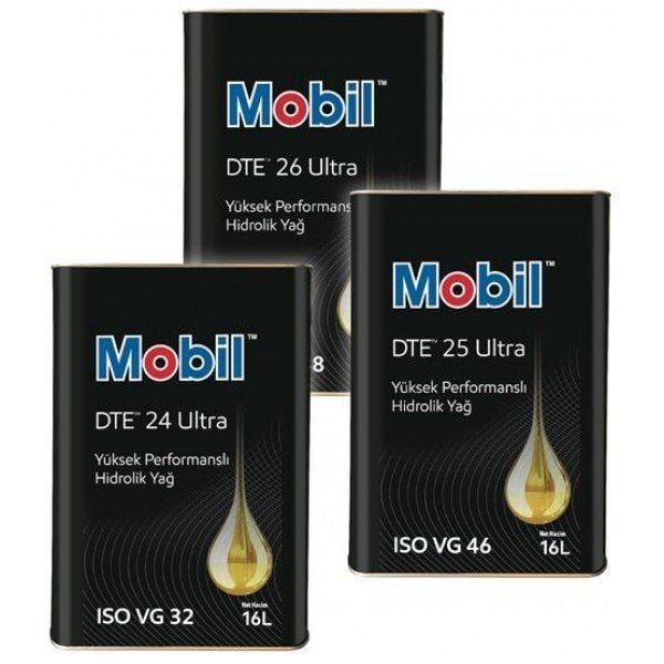 Mobil DTE 24 ISO VG 32 - 16 Litre Hidrolik Yağı
