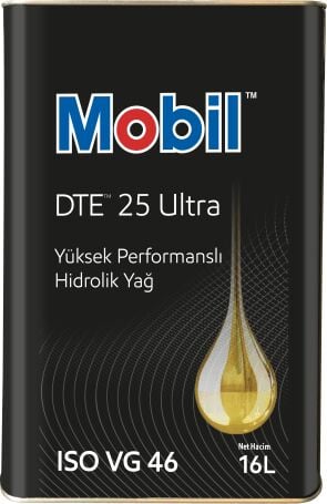 Mobil DTE 25 ISO VG 46 - 16 Litre Hidrolik Yağı